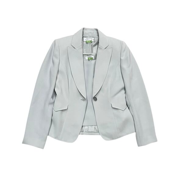 Tahari Arthur S. Levine Pant Suit 3 Piece Set Grayish Mint Green 2P 2 Petite EUC - Picture 3 of 16